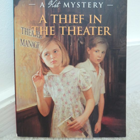 American Girl A Kit Mystery "A Thief In The Theater" softcover book - Picture 5 of 5